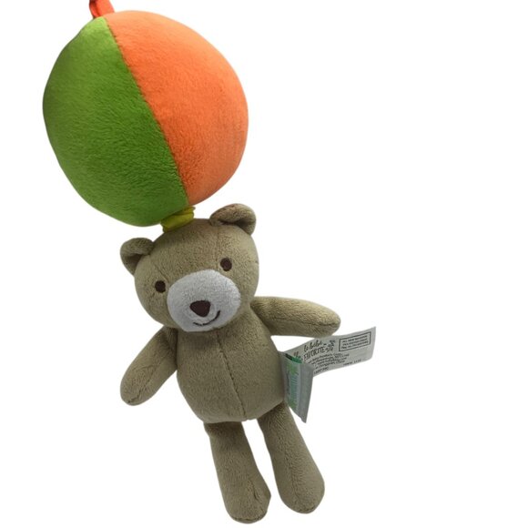 Teddy Bear Baby Plush Toy Pull Down Wiggler Colorful Ball Le Bébé Favorite - Picture 5 of 6